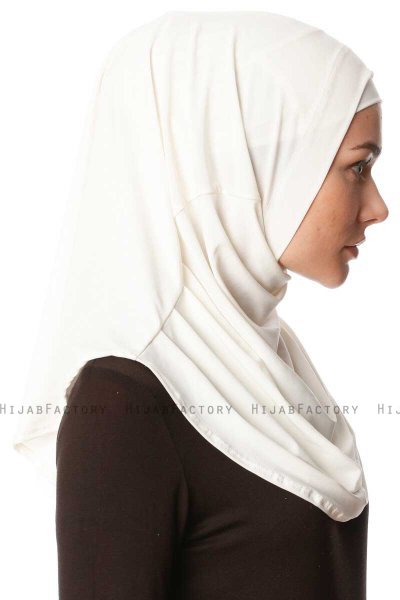 Esma - Offwhite Amira Hijab - Firdevs