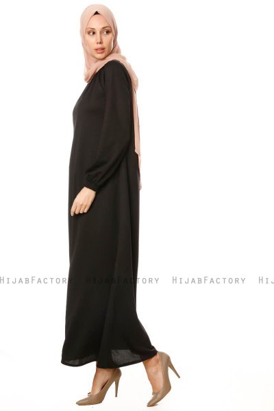 Esra - Svart Kjole - Miss Halima