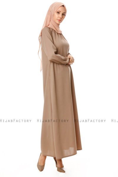 Esra - Taupe Kjole - Miss Halima
