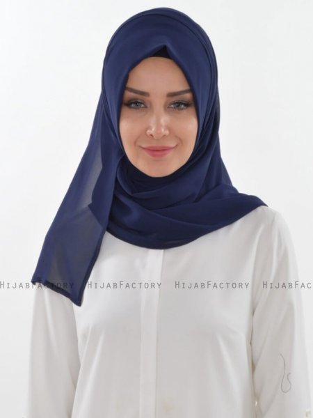 Evelina - Marineblå Praktisk Hijab - Ayse Turban