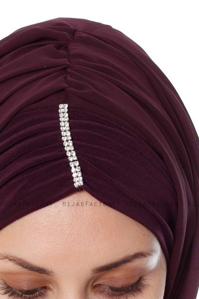 Evren - Plomme Chiffon Hijab