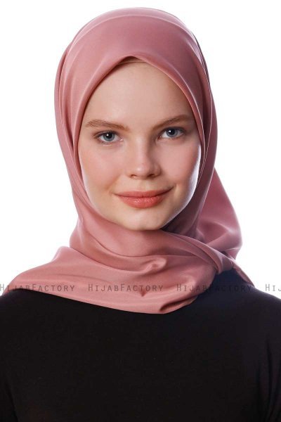 Eylul - Gammelrosa Kvadrat Rayon Hijab