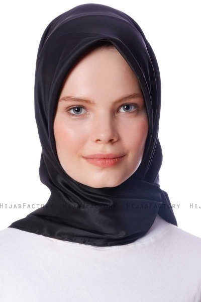 Eylul - Svart Kvadrat Rayon Hijab