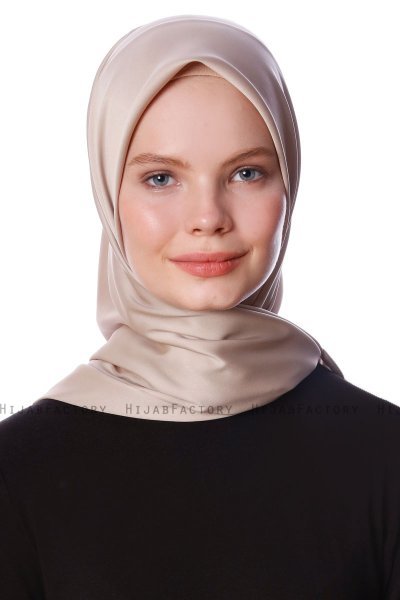 Eylul - Taupe Kvadrat Rayon Hijab