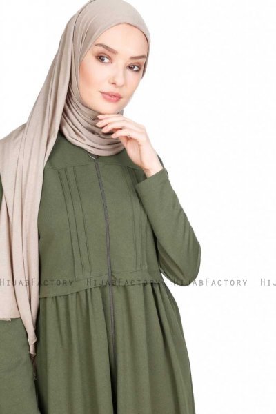 Farah Khaki Modest Abaya Miss Halima 280173c