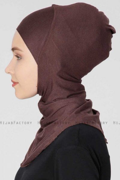 Filiz Brun XL Ninja Hijab Underslöja Ecardin 200708c