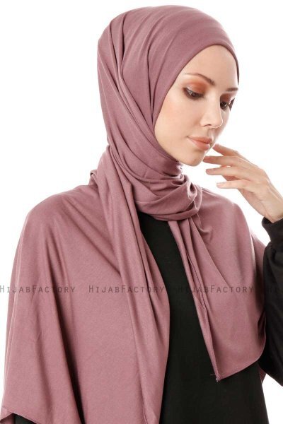 Hande - Lys Lilla Bomull Hijab - Gülsoy