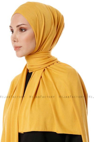 Hande - Fersken Bomull Hijab - Gülsoy