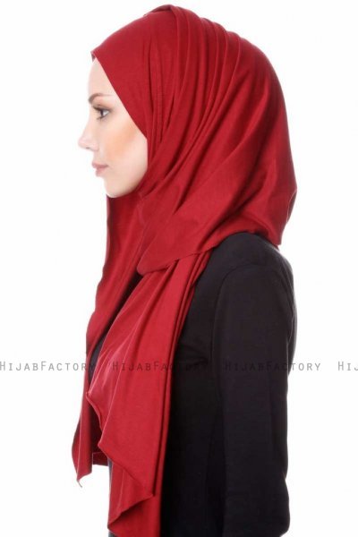 Hanfendy Bordeaux Praktisk One Piece Hijab Sjal 201706c