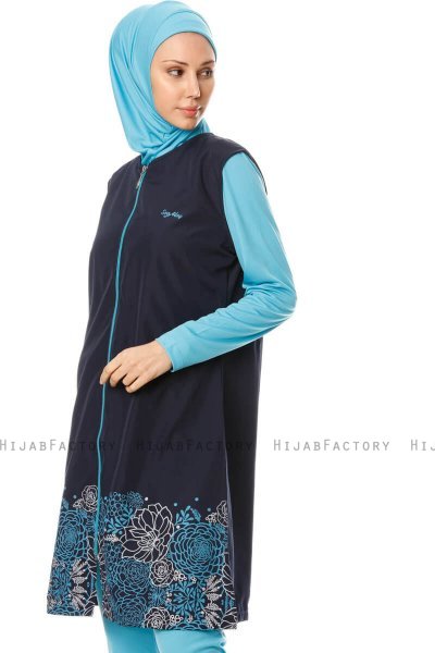 Hatice - Mørk Marineblå Burkini - Seamay