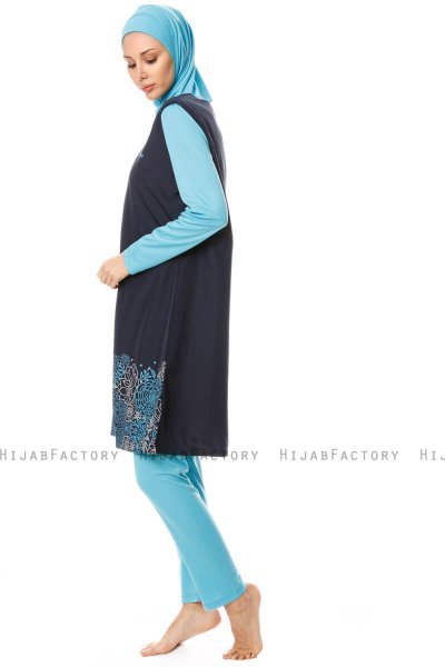 Hatice - Mørk Marineblå Burkini - Seamay