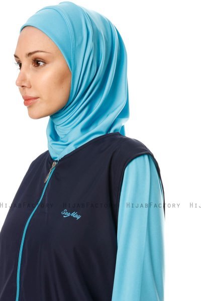 Hatice - Mørk Marineblå Burkini - Seamay