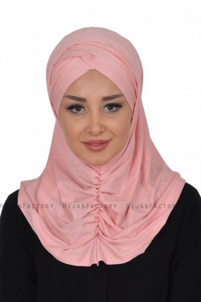Hilda - Gammelrosa Bomull Hijab