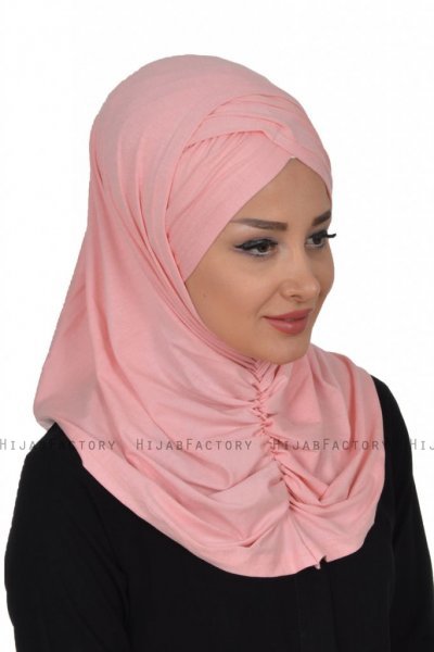Hilda - Gammelrosa Bomull Hijab