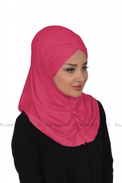 Hilda - Fuchsia Bomull Hijab