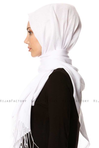 Huriye - Hvit Hijab - Özsoy
