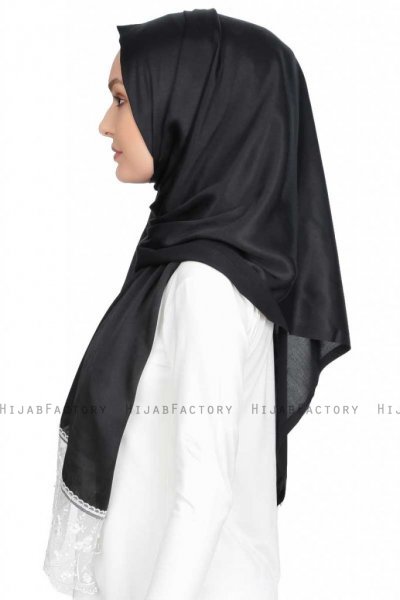 Irem Svart Hijab Sjal Sehr-i Sal 400116c