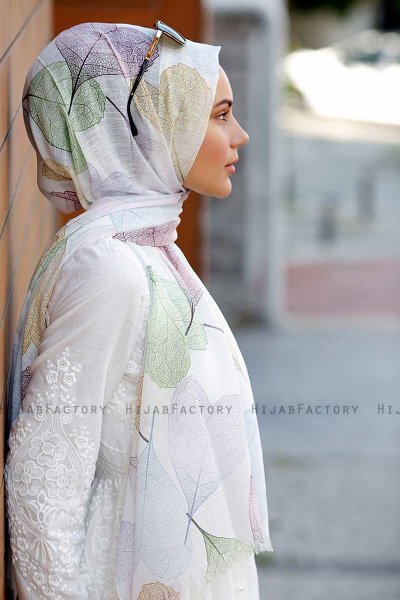 Jasrin - Mønstret Hijab - Sal Evi