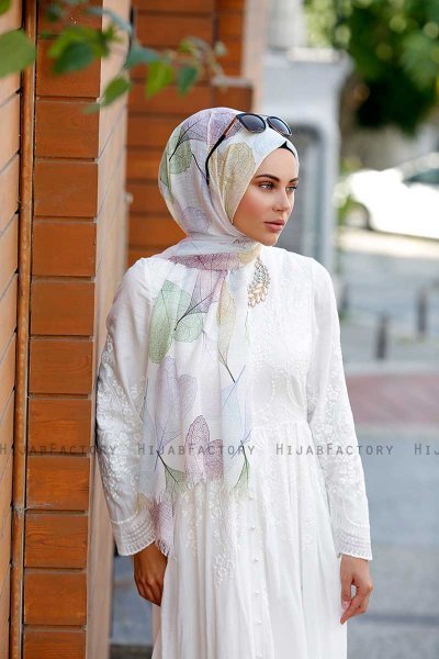Jasrin - Mønstret Hijab - Sal Evi