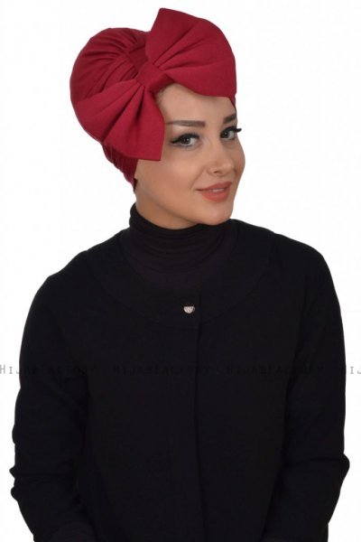 Julia - Bordeaux Bomull Turban - Ayse Turban