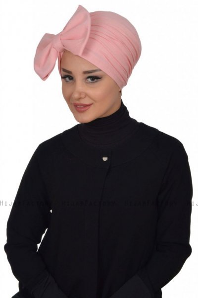 Julia - Gammelrosa Bomull Turban - Ayse Turban