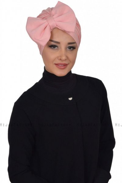 Julia - Gammelrosa Bomull Turban - Ayse Turban