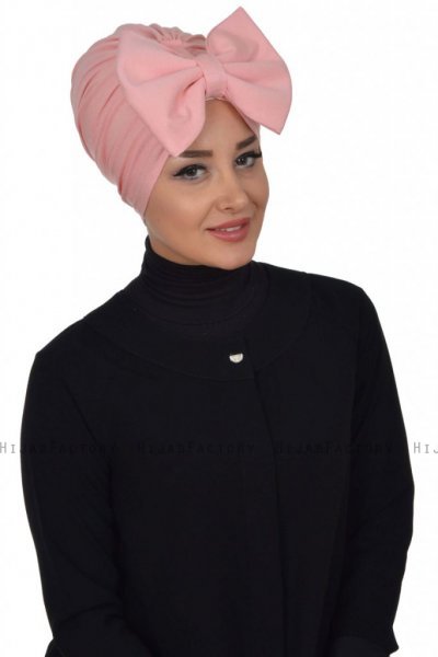 Julia - Gammelrosa Bomull Turban - Ayse Turban