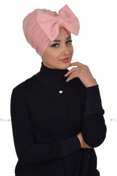 Julia - Gammelrosa Bomull Turban - Ayse Turban