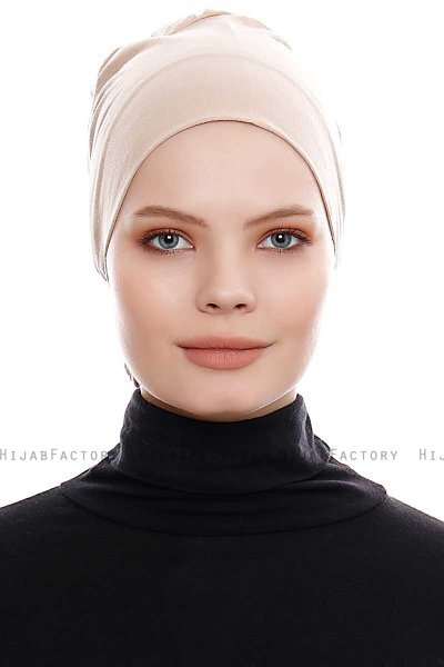 Kiraz - Lys Taupe Bomull XXL Undersjal - Ecardin