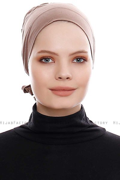 Kiraz - Mørk Taupe Bomull XXL Undersjal - Ecardin