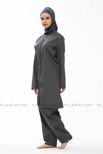 Kubra Antrasit Burkini Tesmay 280469d