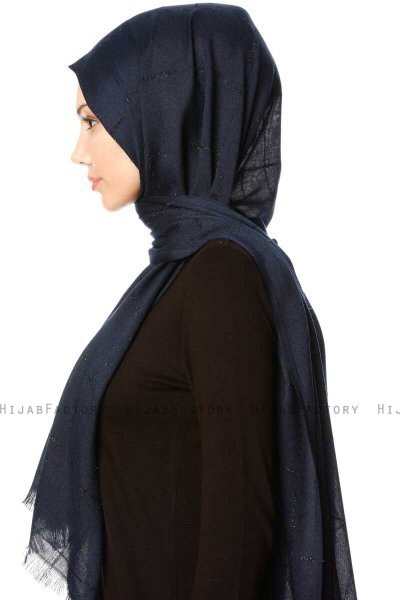 Kutlay - Marineblå Hijab - Özsoy