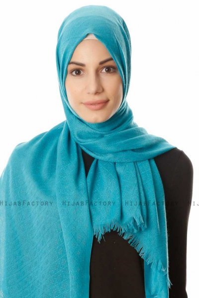 Lalam - Petrolblå Hijab - Özsoy