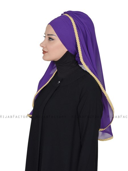 Louise - Lilla Praktisk Hijab - Ayse Turban