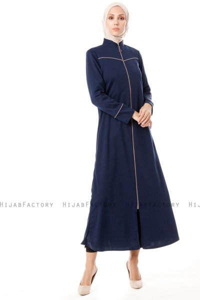 Lylah - Marineblå Abaya - Miss Cazibe