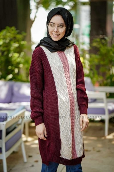 Maeve - Bordeaux Tunika - Insirah