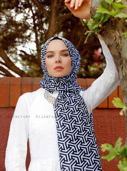 Meissa - Mønstret Hijab - Sal Evi