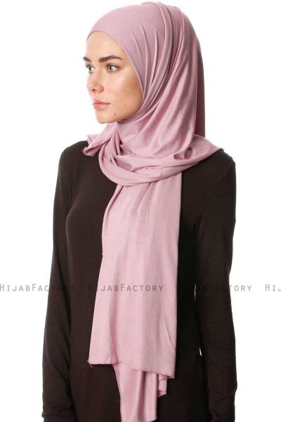Melek - Lilla Premium Jersey Hijab - Ecardin