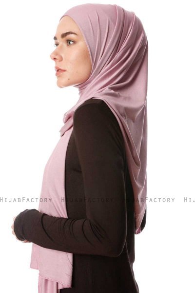 Melek - Lilla Premium Jersey Hijab - Ecardin