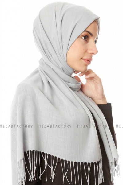 Meliha - Lysegrå Hijab - Özsoy