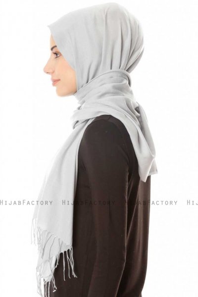 Meliha - Lysegrå Hijab - Özsoy