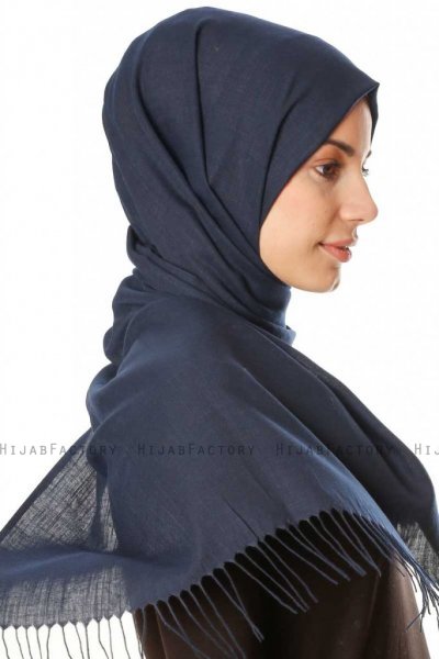 Meliha - Marineblå Hijab - Özsoy