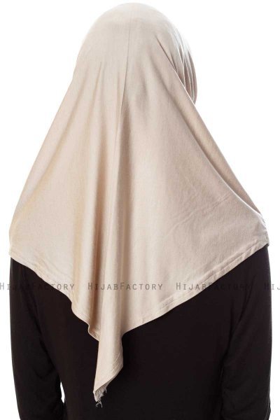 Mia - Lys Taupe One-Piece Al Amira Hijab - Ecardin