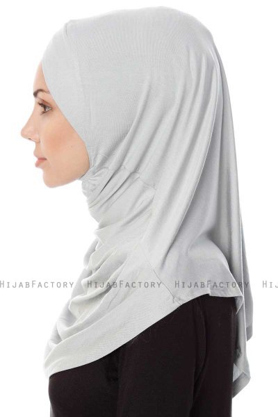 Mia - Lysegrå One-Piece Al Amira Hijab - Ecardin