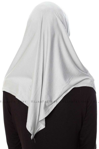Mia - Lysegrå One-Piece Al Amira Hijab - Ecardin