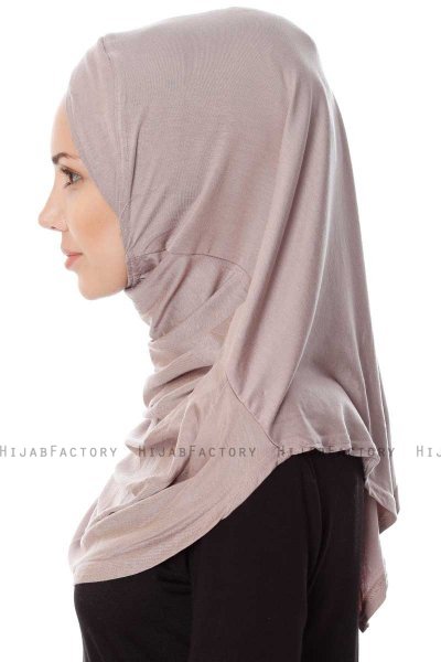 Mia - Steingrå One-Piece Al Amira Hijab - Ecardin