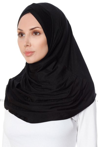 Mia - Svart One-Piece Al Amira Hijab - Ecardin