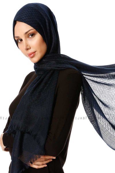 Nalini - Marineblå Hijab - Özsoy