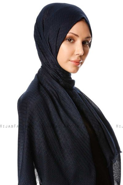 Nalini - Marineblå Hijab - Özsoy