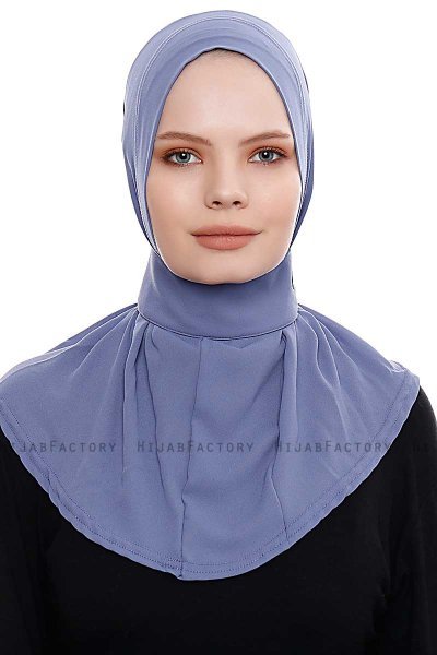 Narin - Indigo Praktisk One Piece Crepe Hijab